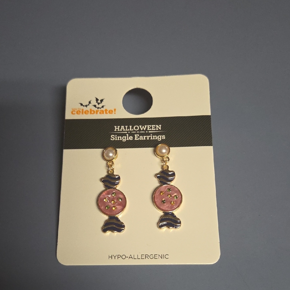 Celebrate Pink and Gold Candy Earrings